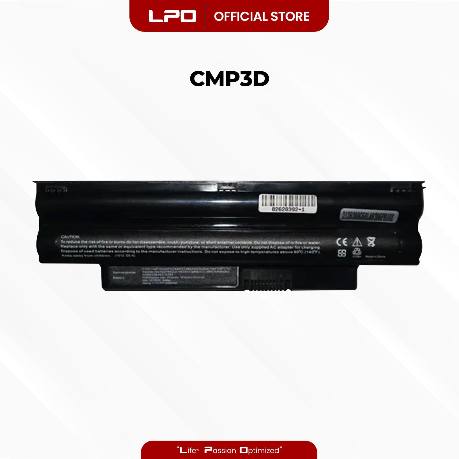 Laptop Battery CMP3D Compatible with	Dell Inspiron Mini 10 1012 1012n 1018 G9PX2