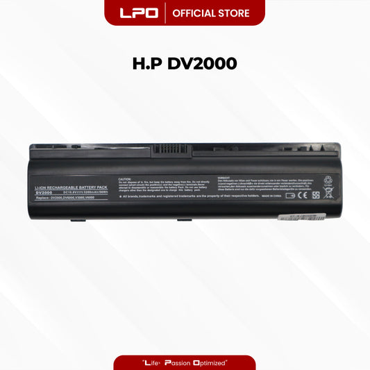 Laptop Battery DV2000 Compatible with HP 411462-121, HP HSTNN-DB31HSTNN-DB42 Series - LPO Laptop PC-Outlet