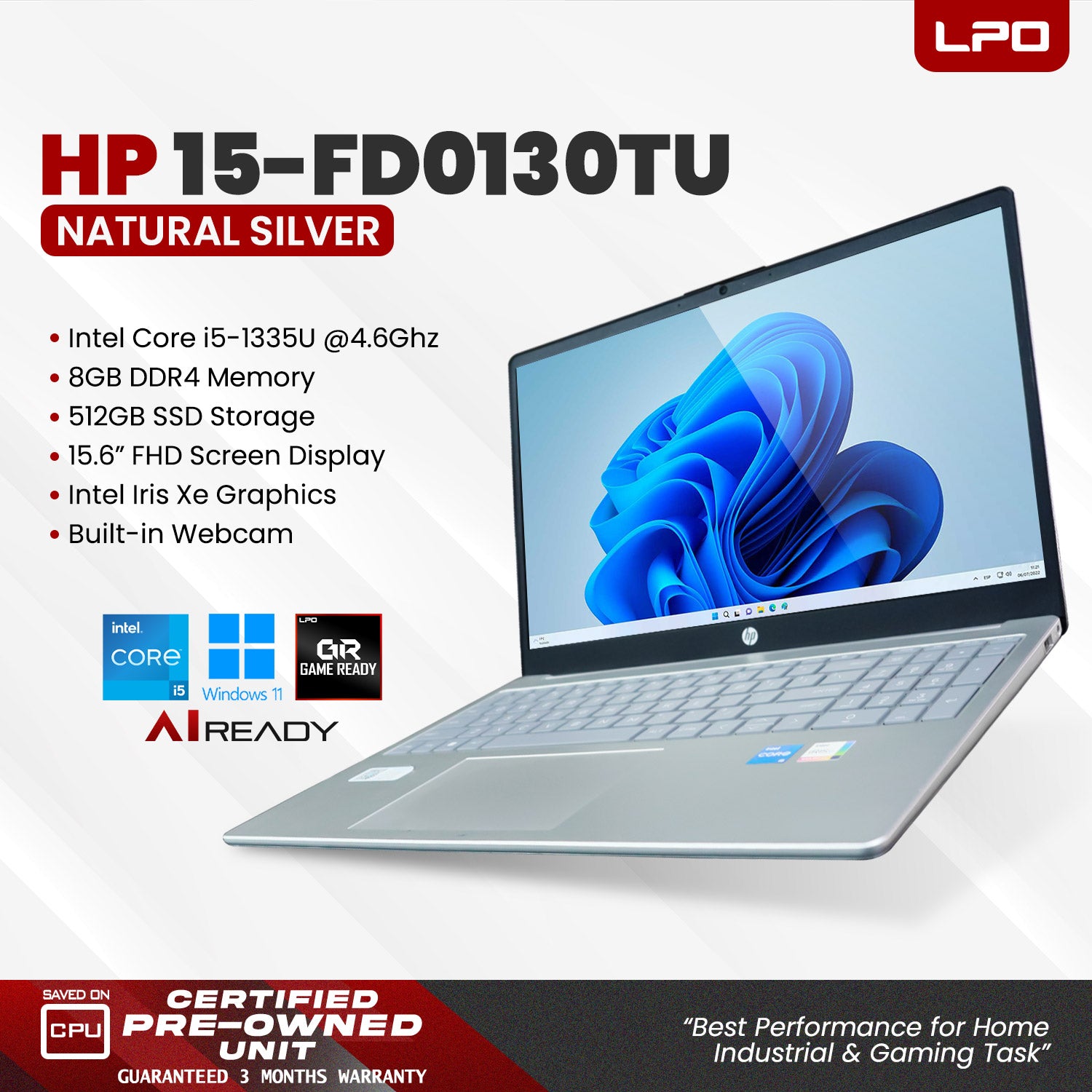 Pre-owned HP 15-FD0130TU