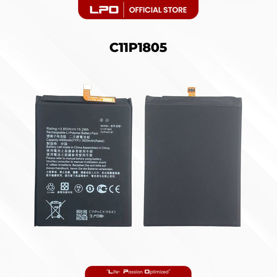 Cellphone Battery Asus Zenfone Max (M2) ZB633KL 2018 C11P1805 Compatible with X01AD, X01BD - LPO Laptop PC-Outlet