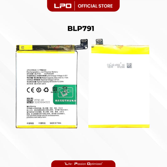 Cellphone Battery	Oppo Reno 4 2020 BLP791 Compatible with CPH2113