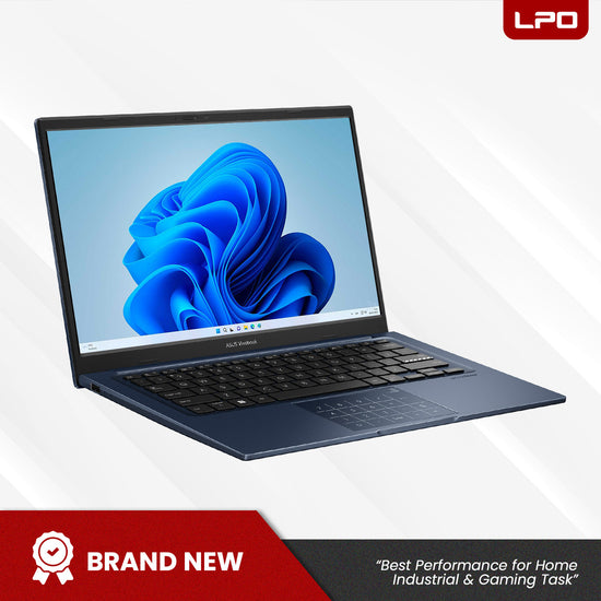 LPO Laptop Asus Vivobook 14 X1404V Intel Core i5-1334U @4.6Ghz 256GB SSD 4GB + 8GB(on board) DDR4 Intel Iris Xe 14.0 inch FHD Windows 11 Home