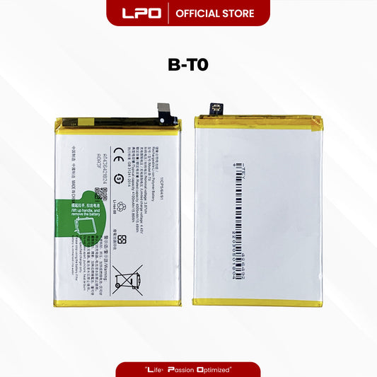 Cellphone Battery Vivo Y76s 2021 B-T0 Compatible with Vivo V2156A, Vivo Y76 5G 2021, V2124 - LPO Laptop PC-Outlet