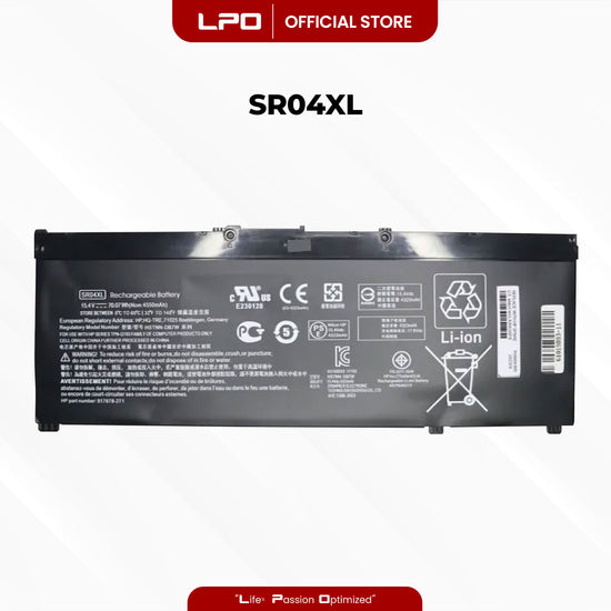 Laptop Battery SR04XL Compatible with HP Omen 15 2018 15-ce0xx 15-ce000 Series