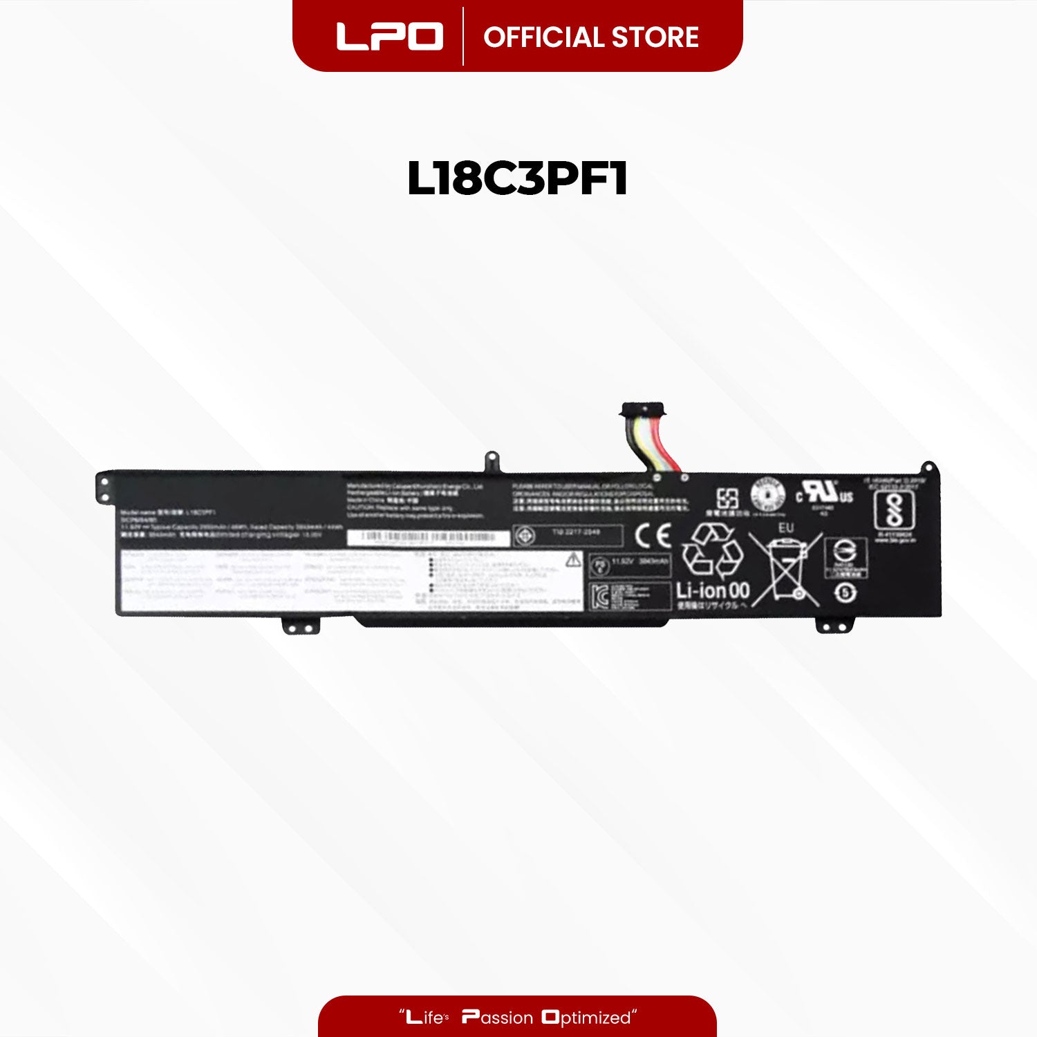 Laptop Battery L18C3PF1 Compatible with Lenovo Ideapad L340 Gaming Ideapad L340-15IRH Ideapad L340-17IRH