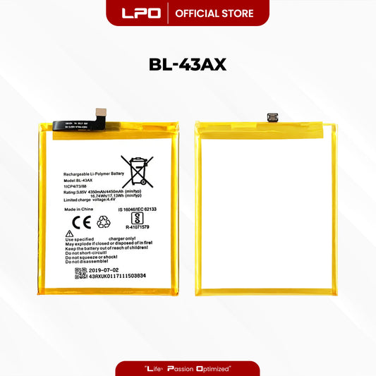 Cellphone Battery Infinix Zero 5 2018 BL-43AX Compatible with X603