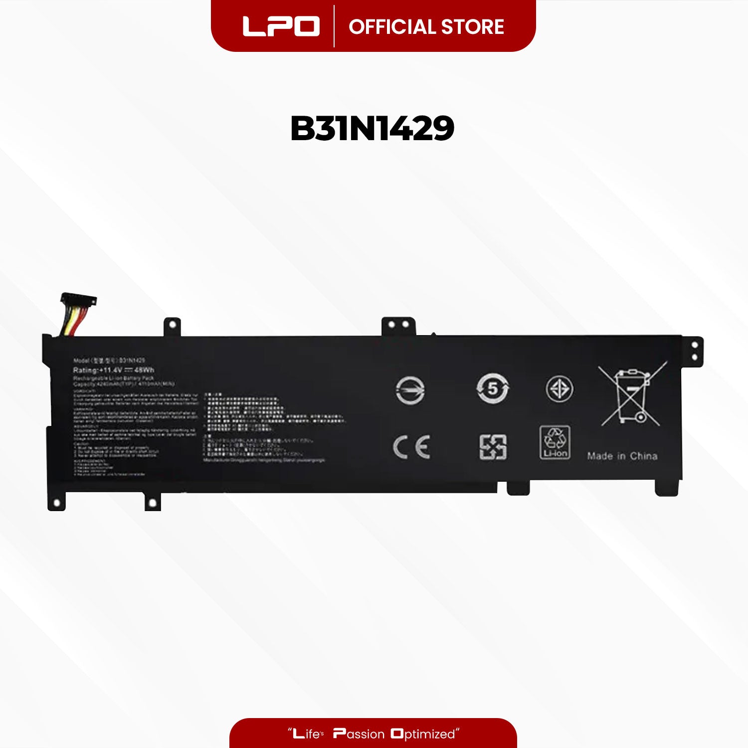 Laptop Battery B31N1429 Compatible with Asus A501LB5200 K501LB K501LX K501LX-NH52