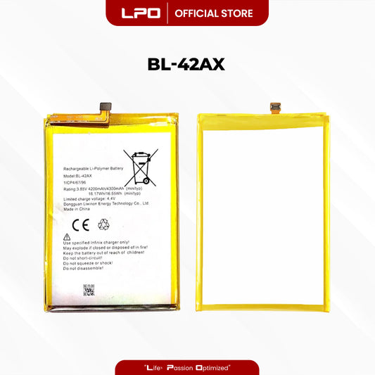 Cellphone Battery	Infinix Note 4 2018 BL-42AX Compatible with X572, X572-LTE - LPO Laptop PC-Outlet