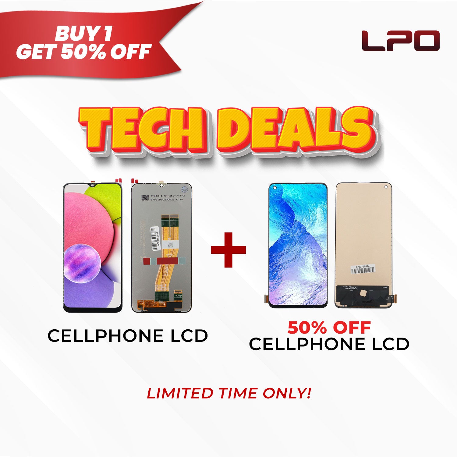 Exclusive Tech Deals Promo: Buy 1 LCD, Get 50% Off on the Next!
