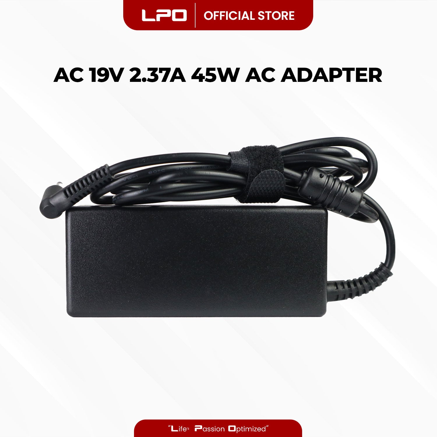 Laptop Charger Acer 19V 2.37A 45W Micro Pin 3.0mm x 1.1mm Compatible with Acer Aspire One Cloudbook AO1-131 AO1-431