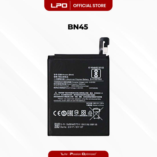 Cellphone Battery Xiaomi Redmi Note 5 Pro 2018 BN45 Compatible with MEI7S, MEI7 - LPO Laptop PC-Outlet