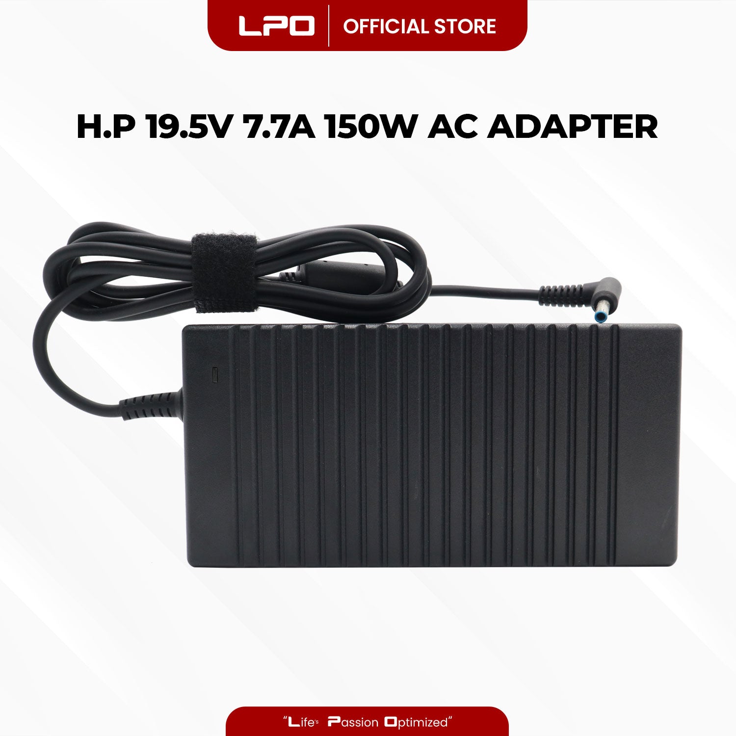 Laptop Charger HP 19.5V 7.7A 150W Blue Pin 4.5mm x 3.0mm Compatible with HP ZBook 15 G3 W2Y15PA
