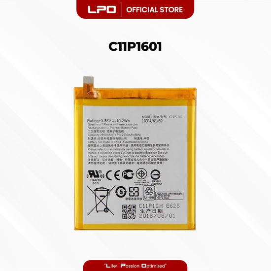 Cellphone Battery Asus Zenfone 3 ZE520KL 2016 C11P1601 Compatible with Z017DB, Z017D