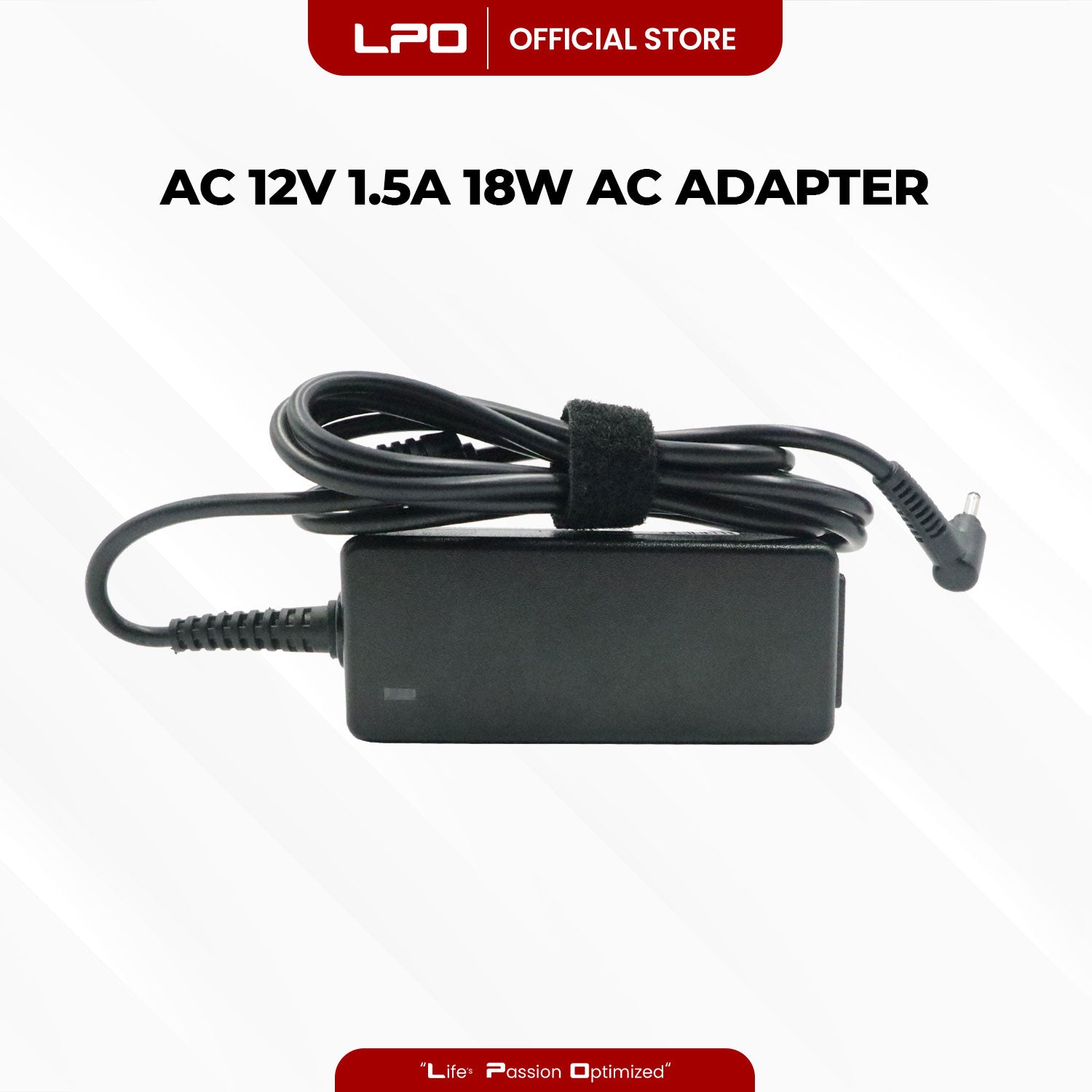 Laptop Charger Acer 12V 1.5A 18W  Micro Pin Iconia 3.0mm x 1.1mm Compatible with Acer Iconia Tab A100 A200