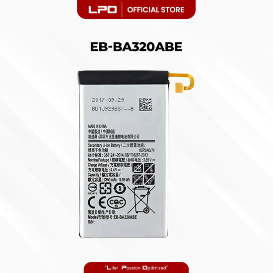 Cellphone Battery Samsung Galaxy A3 2017 EB-BA320ABE Compatible with SM-A320F, SM-A320Y