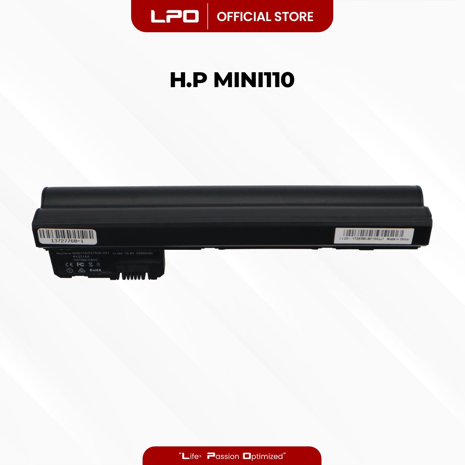Laptop Battery MINI 110 HSTNN-CB0C Compatible with HP Mini 110C-1110ES, 1030ER, CQ10-140SE, 166SB - LPO Laptop PC-Outlet