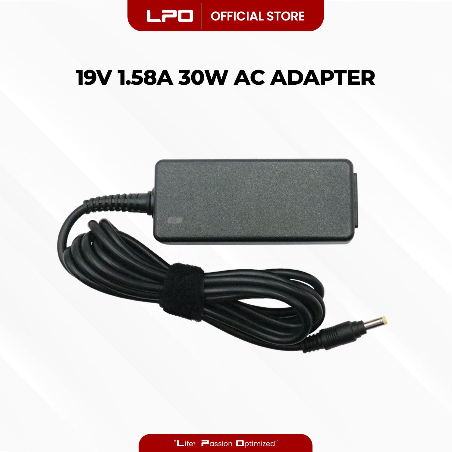 Laptop Charger HP 19V 1.58A 30W Small Long Tip 4.0mm x 1.7mm Compatible with HP Mini 110 110XP 210