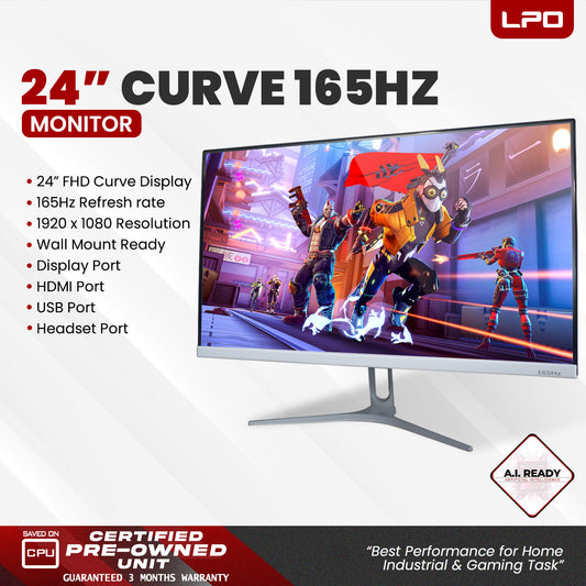 Viewpoint Monitor 24.0" FHD Curve Display 165Hz Wall Mount Ready
