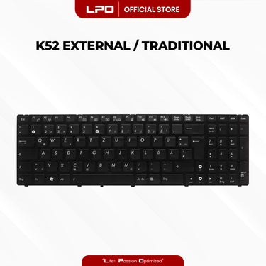 Laptop Keyboard ASUS K52 / K53 External / Traditional Black US Compatible with Asus K52N K52F K52J