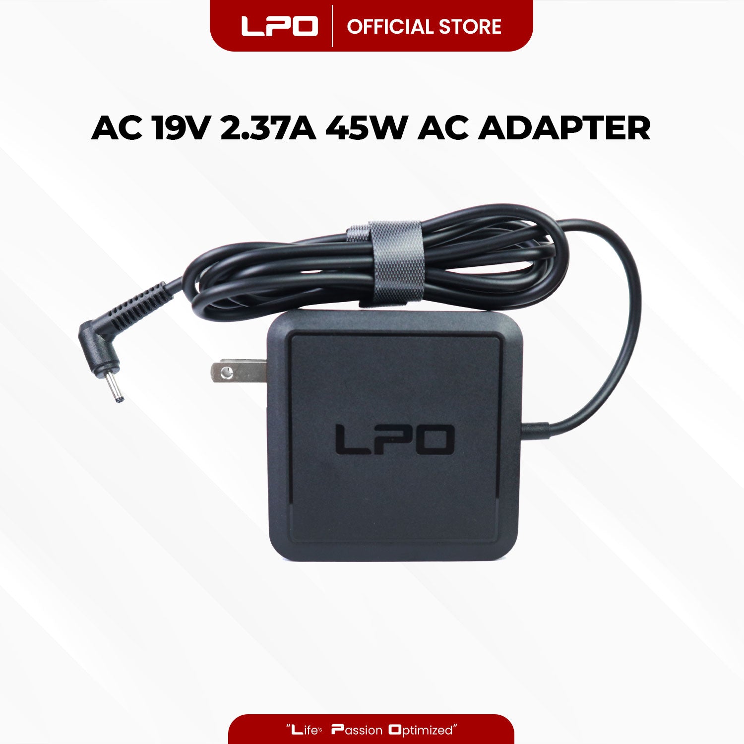 Laptop Charger Acer 19V 2.37A 45W Micro Pin 3.0mm x 1.1mm Compatible with Acer Aspire 5 A515-44
