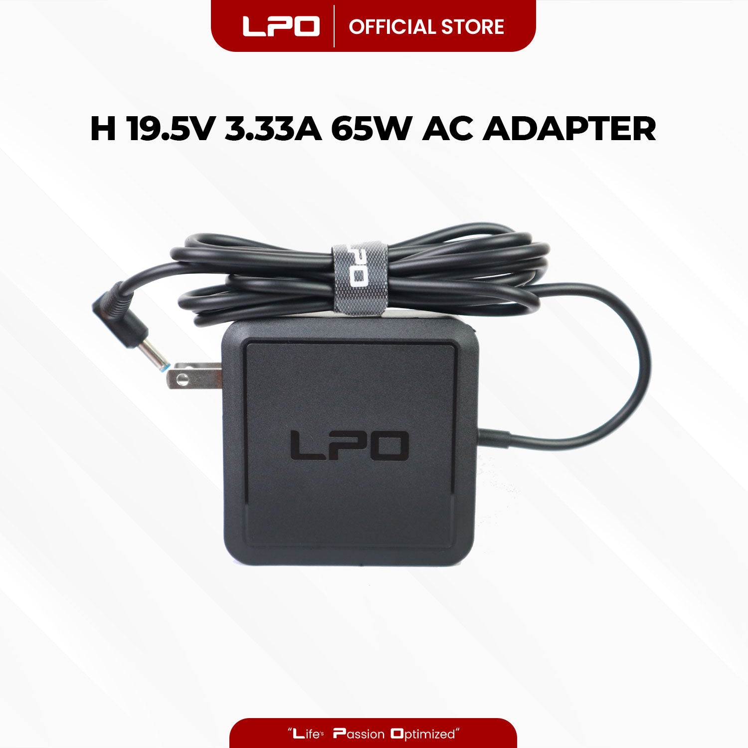Laptop Charger HP 19.5V 3.33A 65W Blue Pin 4.5mm x 3.0mm Compatible with 15-BS000