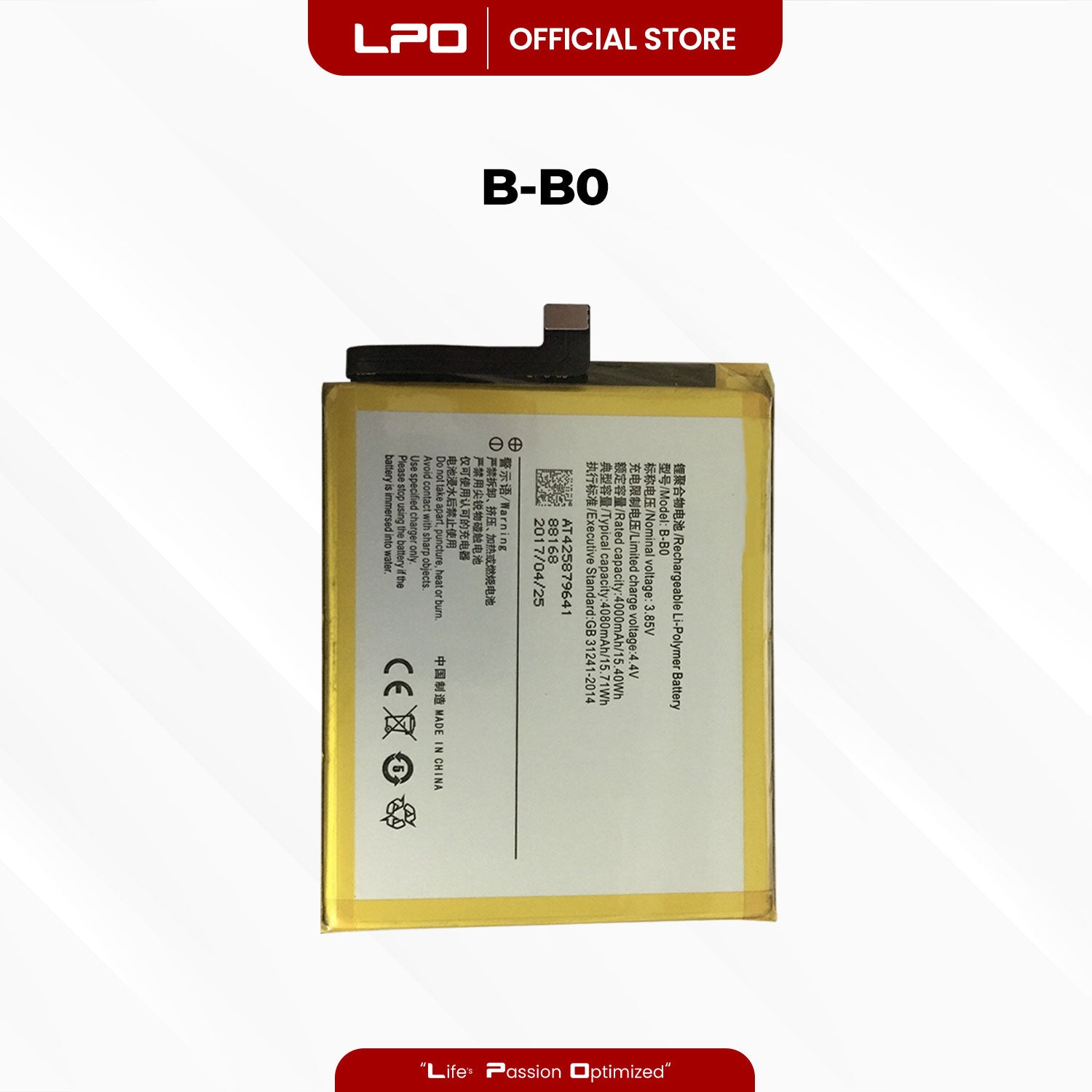 Cellphone Battery Vivo XPlay 6 2016 B-B0 Compatible with Vivo XPlay 6 2016 - LPO Laptop PC-Outlet