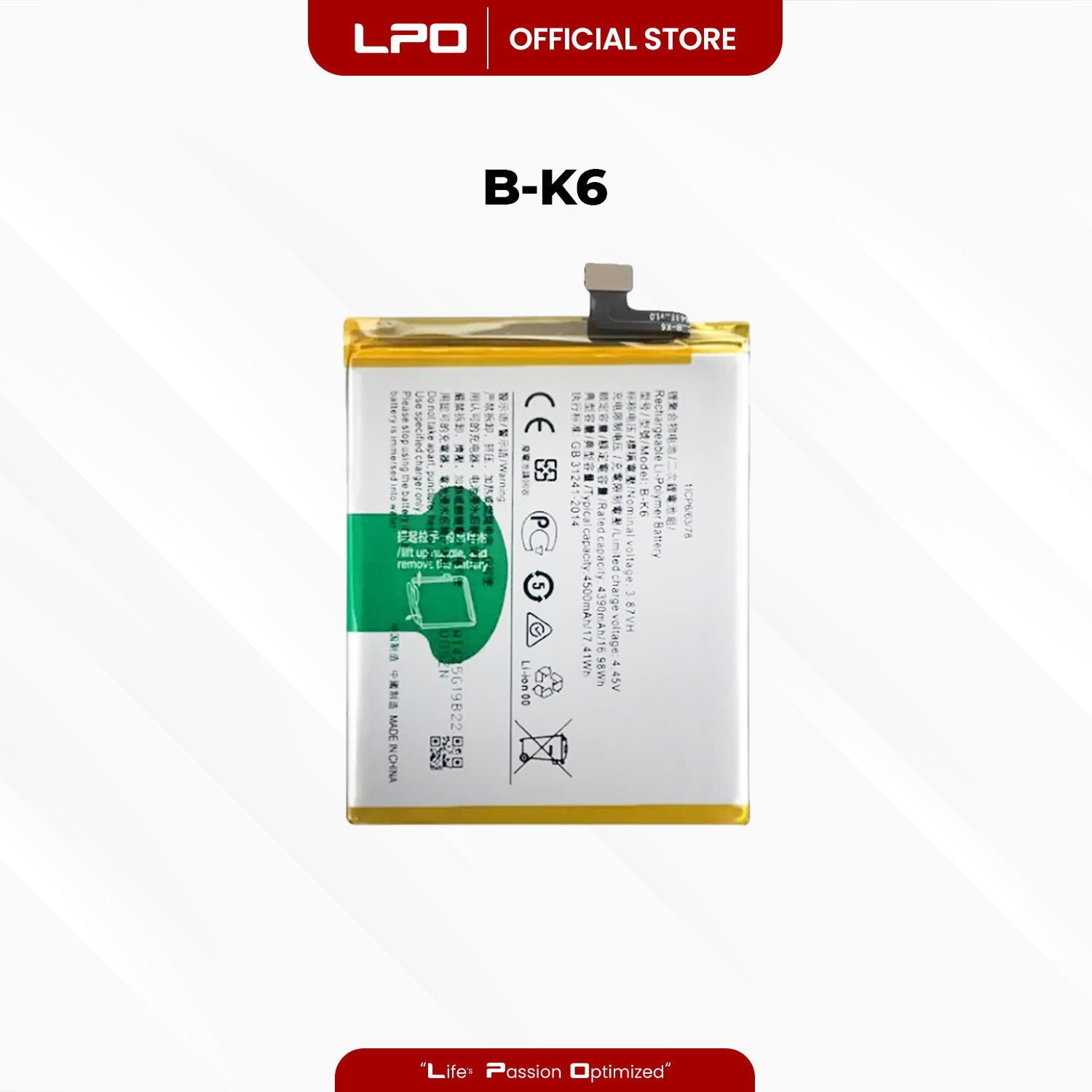Cellphone Battery Vivo V17 2019 B-K6 Compatible with 1919 - LPO Laptop PC-Outlet