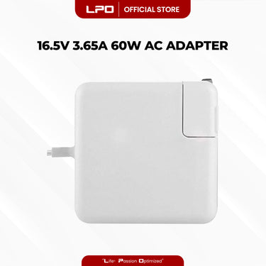 Laptop Charger MacBook 16.5V 3.65A 60W T Style Compatible with MacBook Pro (Retina, 13-inch, Late 2012 - 2015) A1435