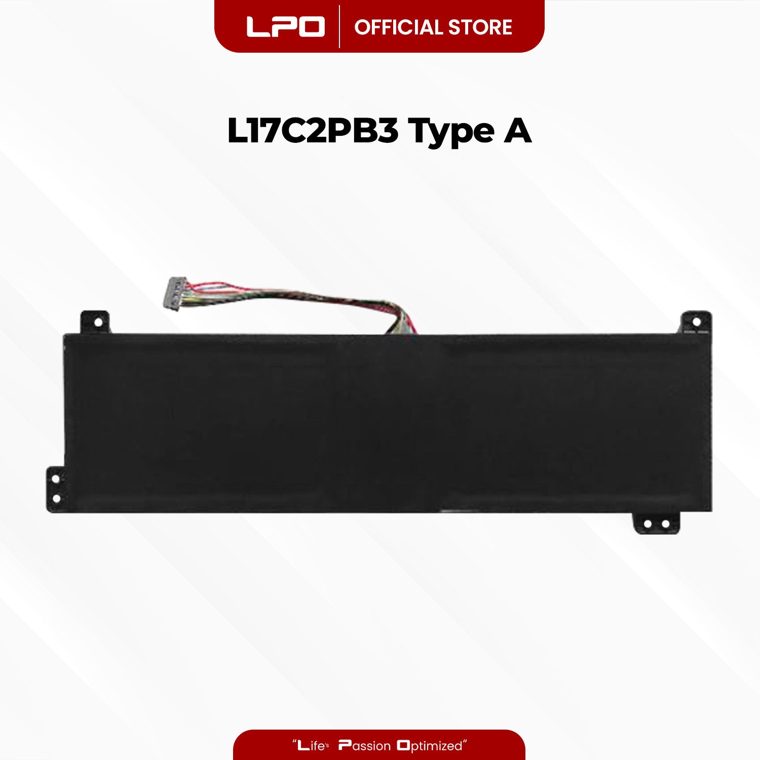 Laptop Battery L17C2PB3 Type A Compatible with Lenovo V130-15IGM V130-15IKB V330-15IKB - LPO Laptop PC-Outlet