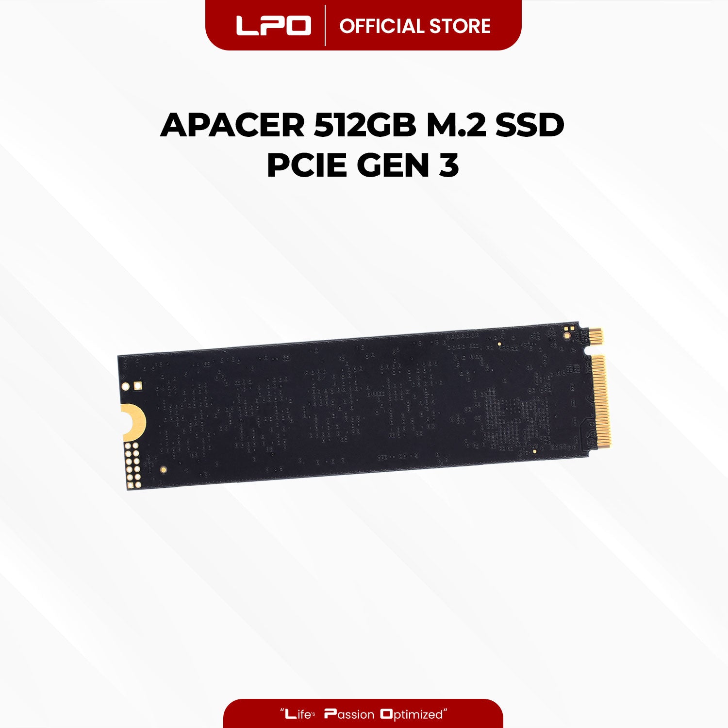 Apacer AS2280P4X 512GB PCIe Gen3 (AP512GAS2280P4X)