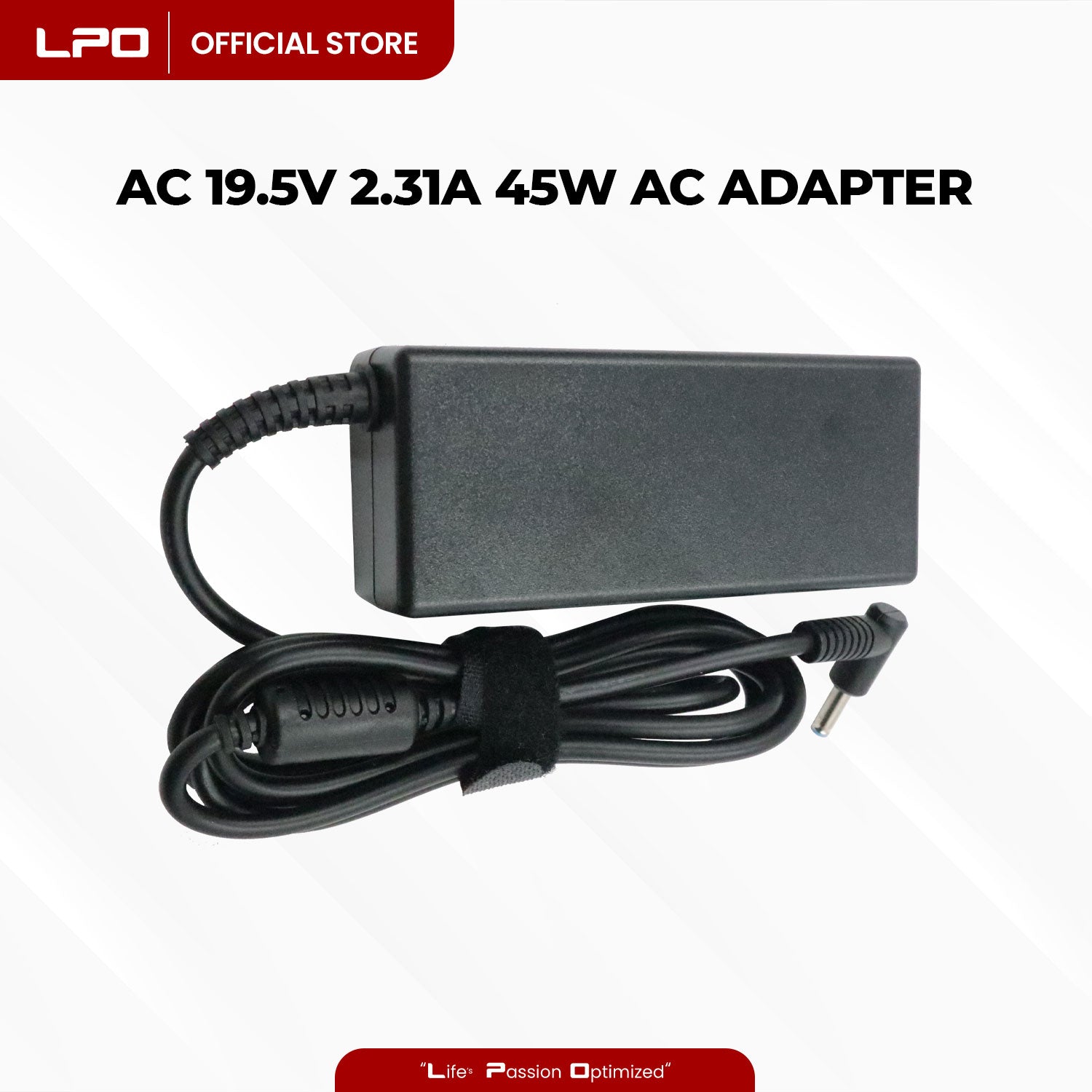 Laptop Charger HP 19.5V 2.31A 45W	Blue Pin 4.5mm x 3.0mm Compatible with HP 14-ac120tx