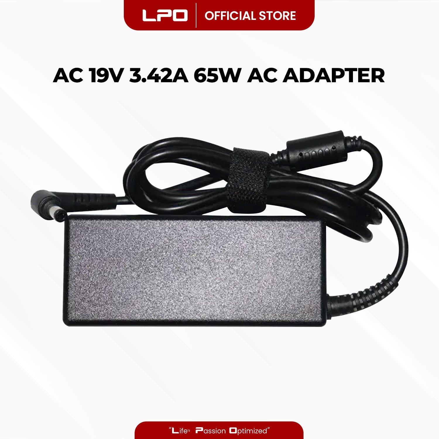 Laptop Charger Acer 19V 3.42A 65W Common Pin 5.5mm x 2.5mm Compatible with Acer TravelMate1680