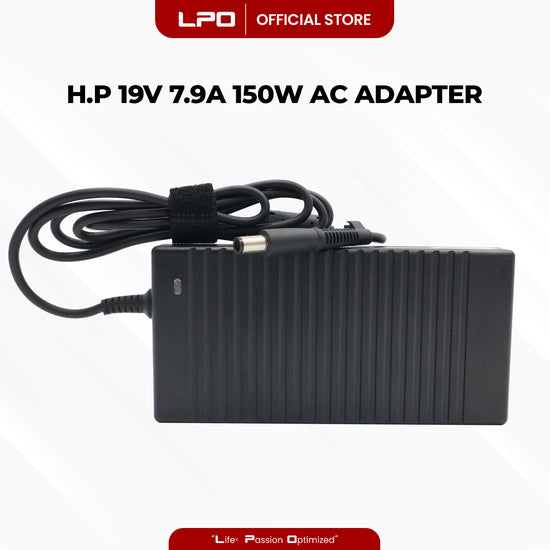 Laptop Charger HP 19V 7.9A 150W Circle Pin 7.4mm x 5.0mm Compatible with HP Compaq NX9110 6000 Pro E8400 All-in-one business PC