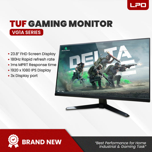 Asus TUF Gaming Monitor VG1A Series 23.8" FHD IPS Screen Display 180Hz 1ms MPRT 3x Display Port