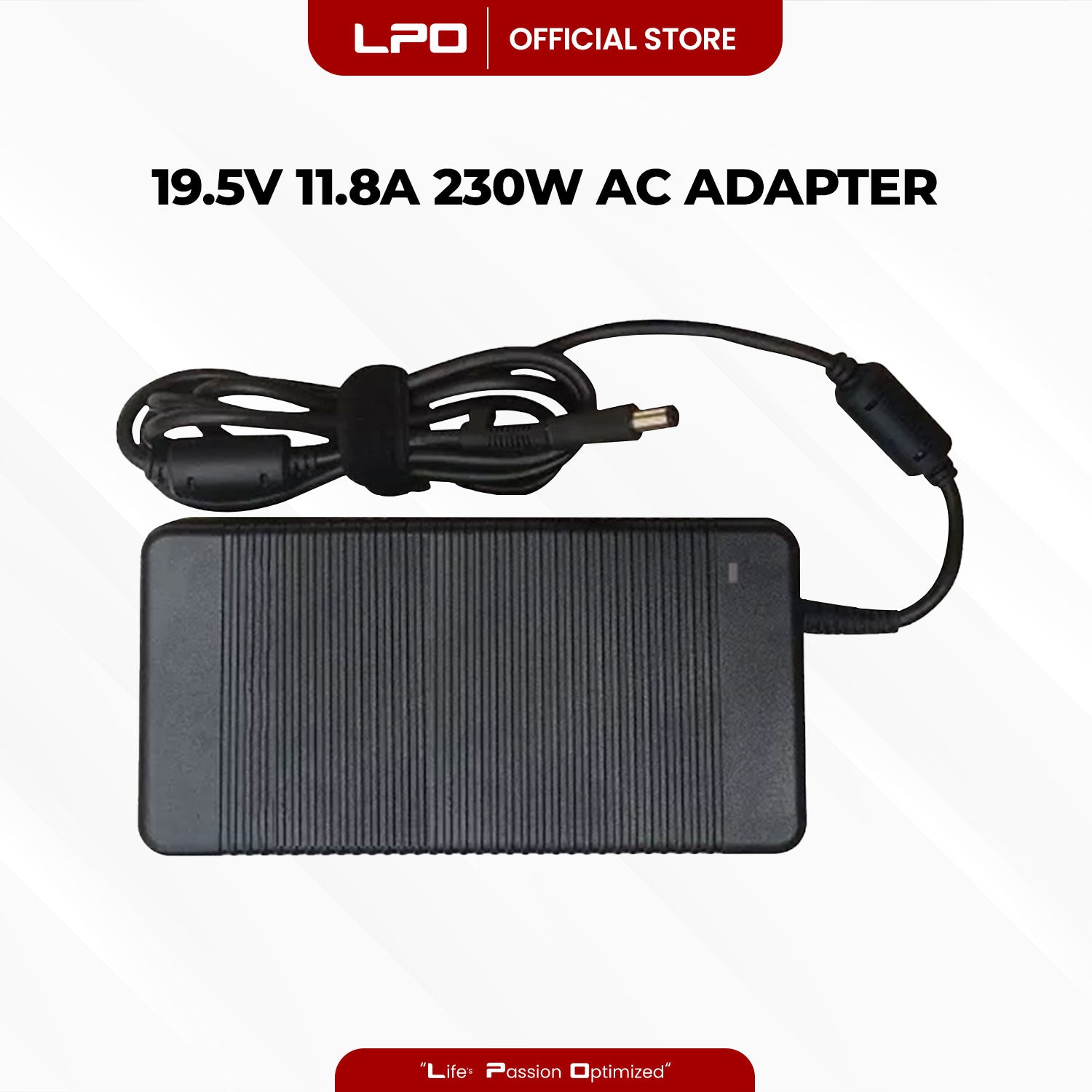 Laptop Charger Asus 19.5V 11.8A 230W Circle Pin 7.4mm x 5.0mm Compatible with Asus 0A001-00390000, 0A001-00390200