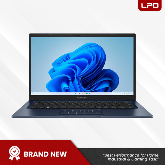 LPO Laptop Asus Vivobook 14 X1404V Intel Core i5-1334U @4.6Ghz 256GB SSD 4GB + 8GB(on board) DDR4 Intel Iris Xe 14.0 inch FHD Windows 11 Home