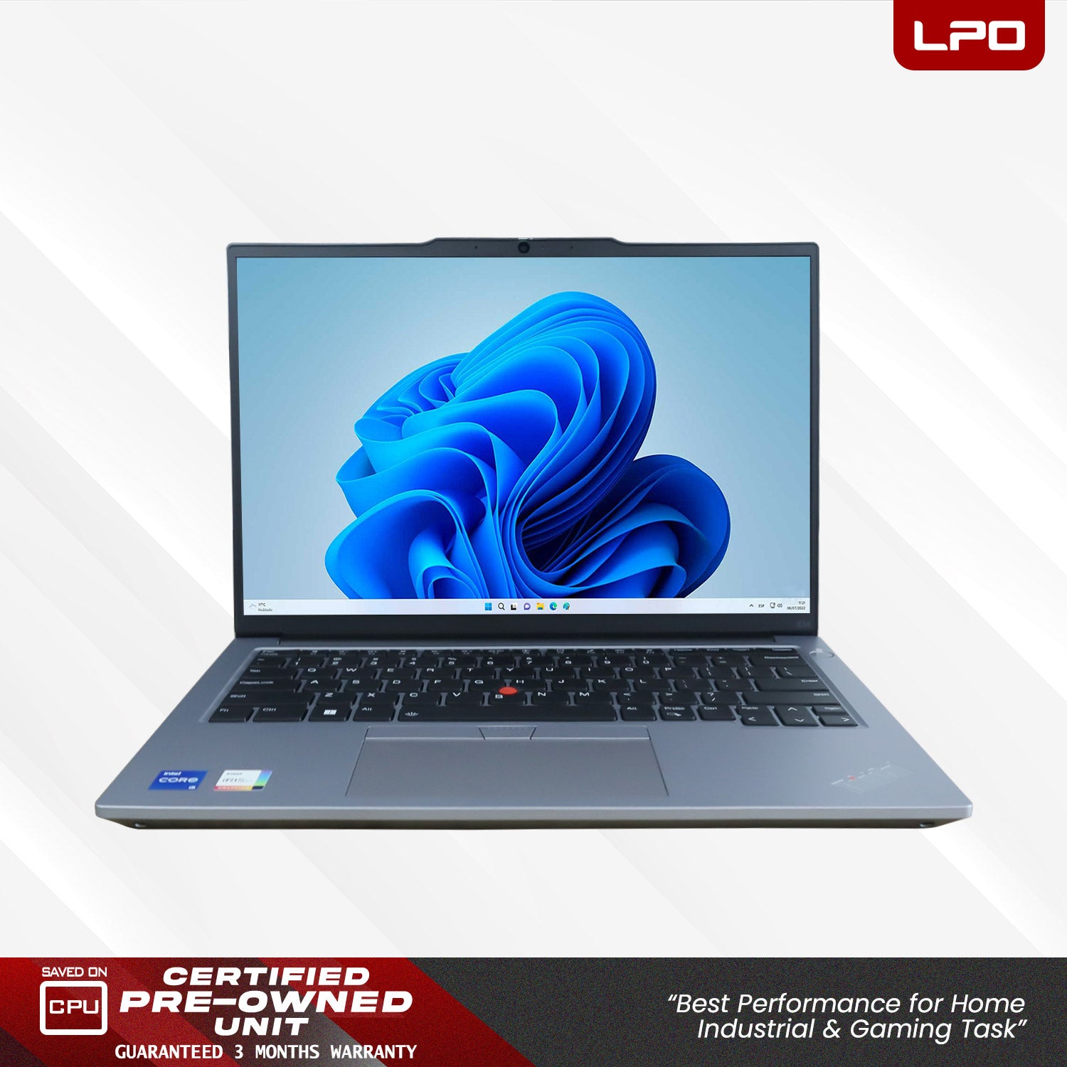 LPO Laptop Lenovo ThinkPad E14 Gen 5 Intel Core i5-1335U @ 4.6GHz 16GB DDR4 512GB SSD 14.0