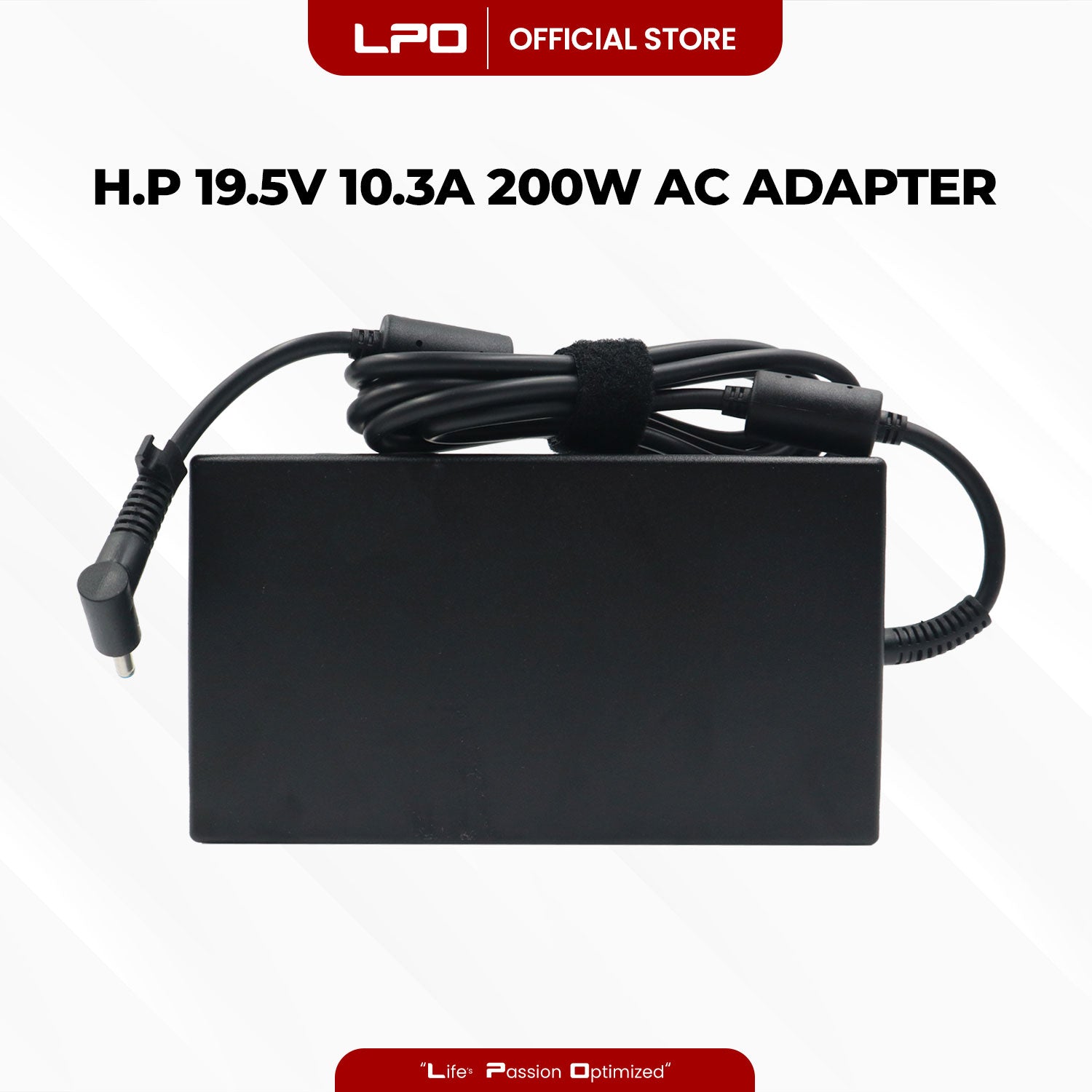 Laptop Charger HP 19.5V 10.3A 200W Blue Pin 4.5mm x 3.0mm Compatible with HP ultra-thin 15-dc0000