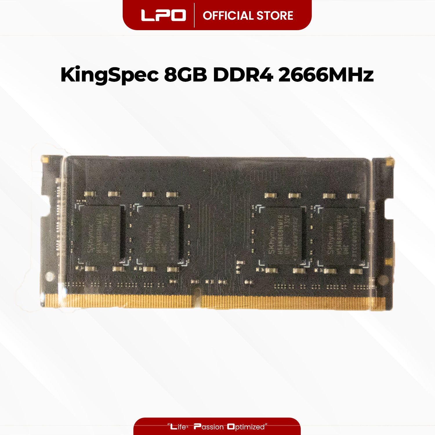 KingSpec 8GB DDR4 2666Mhz 1.2V SODIMM for Laptop RAM