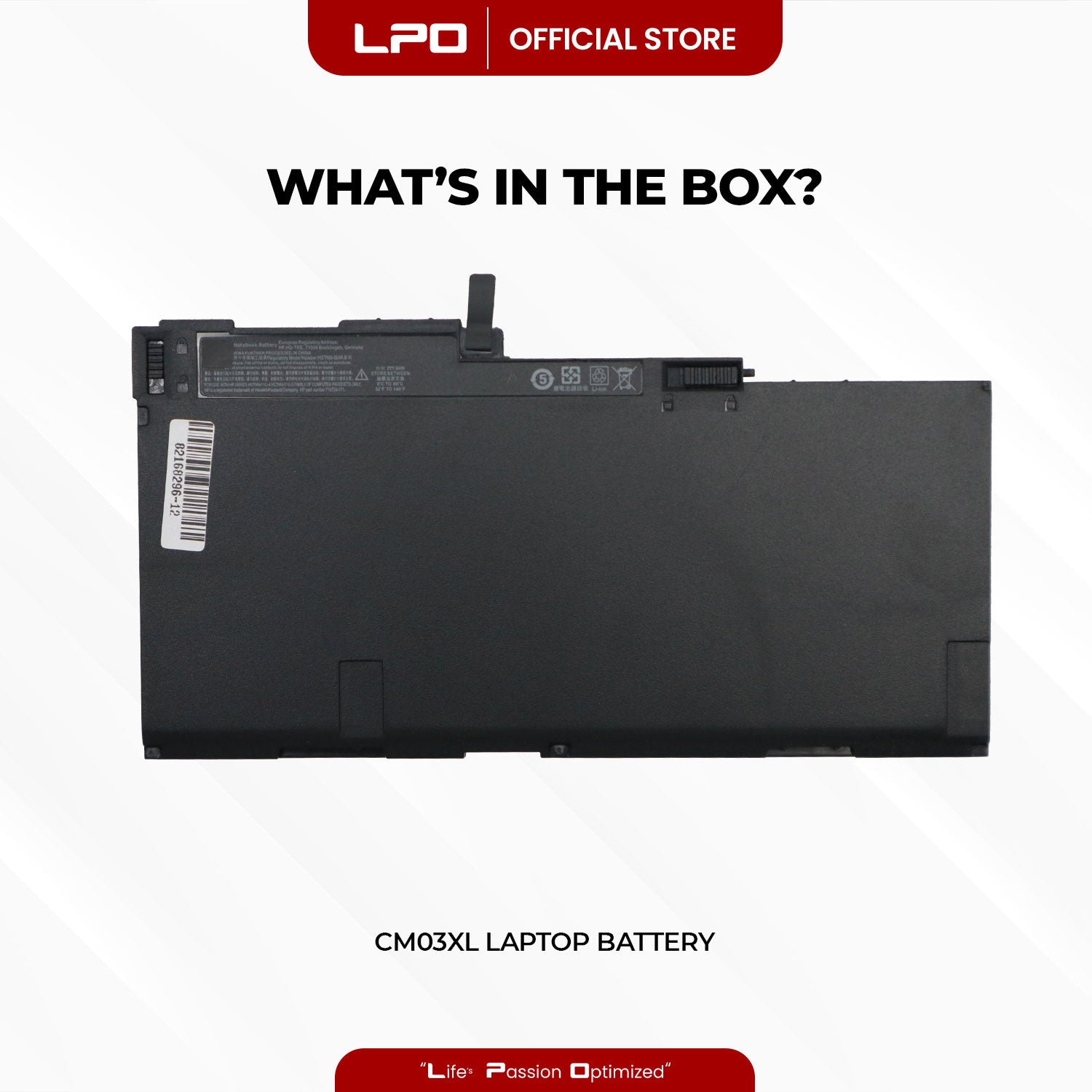 Laptop Battery CM03XL Compatible with HP Elitebook 740 G2, 745 G2, 750 G2, 755 G2, 850 G2 - LPO Laptop PC-Outlet