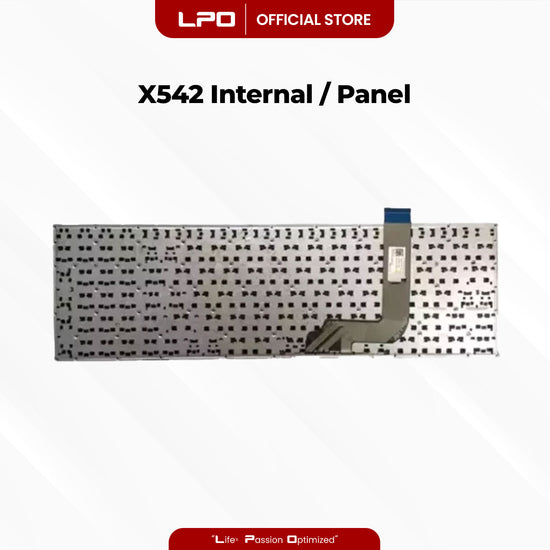 Laptop Keyboard ASUS X542 Internal / Panel Black US Compatible with Asus VivoBook X542 X542B X542BA