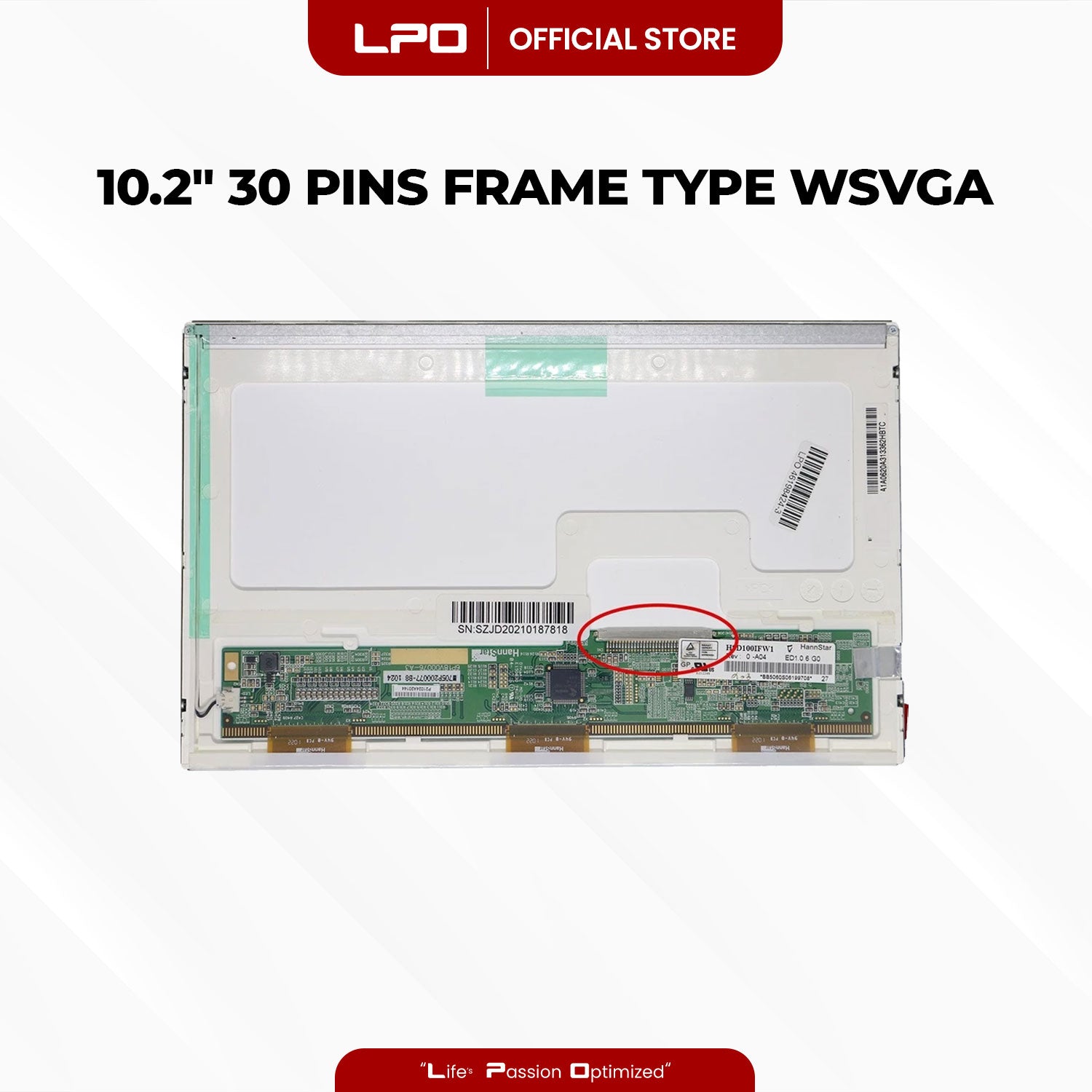 Laptop LCD Screen 10.2