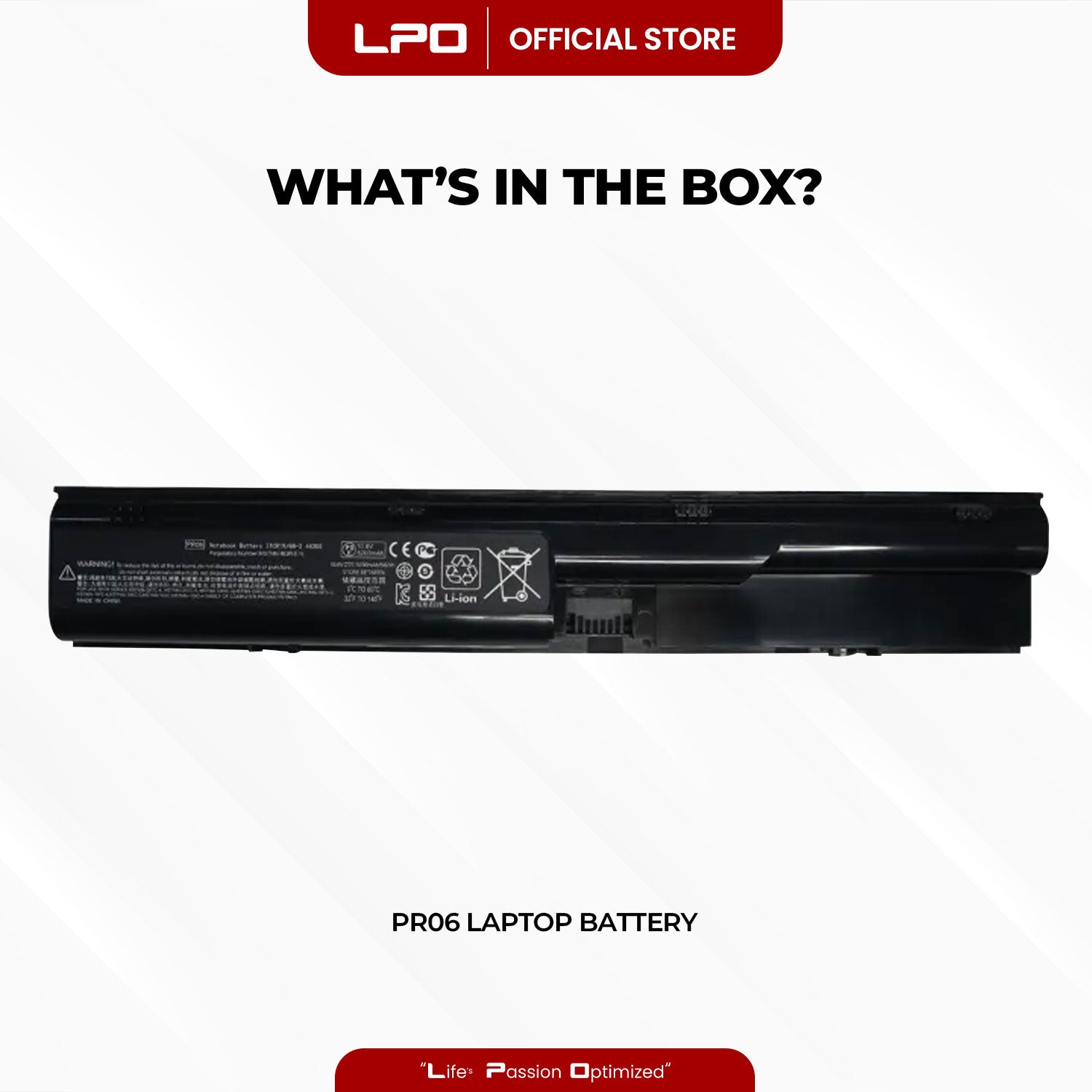 Laptop Battery PR06 Compatible with HP Probook 4330s 4331s 4430s 4431s 4435s 4530s