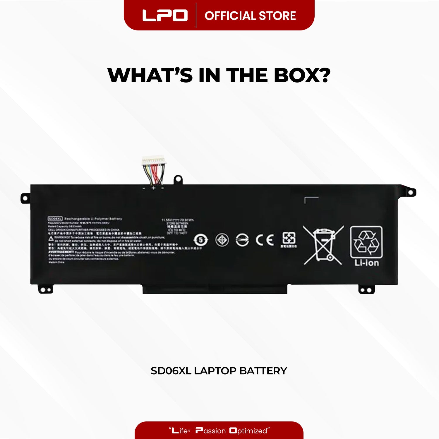 Laptop Battery SD06XL Compatible with HP OMEN 15-EK0013DX HP Omen 15-ek0277ng