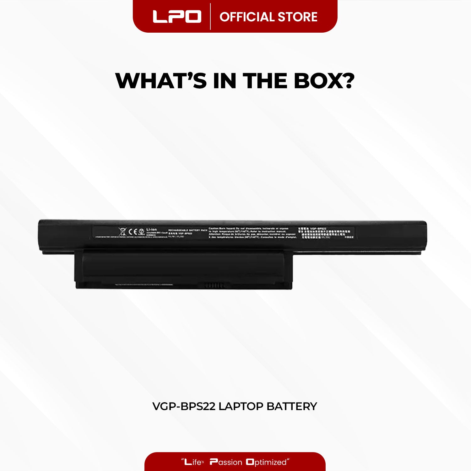 Laptop Battery VGP-BPS22 Compatibe with Sony VAIO VPC-E1Z1E, VPC-EA1, VPC-EA12EA/BI