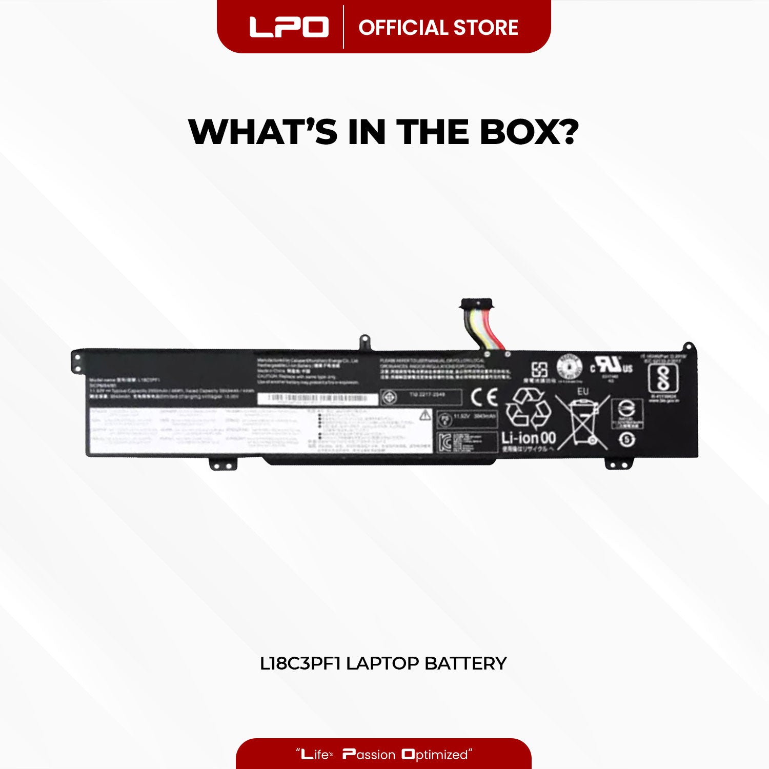 Laptop Battery L18C3PF1 Compatible with Lenovo Ideapad L340 Gaming Ideapad L340-15IRH Ideapad L340-17IRH