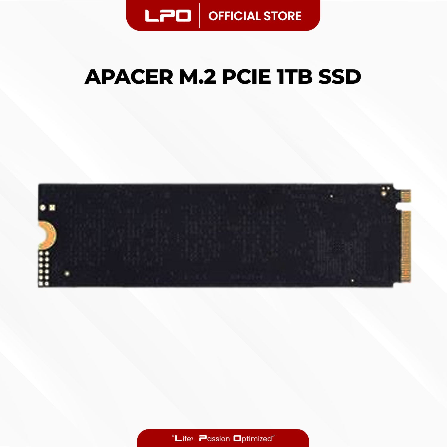 Apacer AS2280P4 1TB M.2 PCIe Gen3 x4 SSD (AP1TBAS2280P4)
