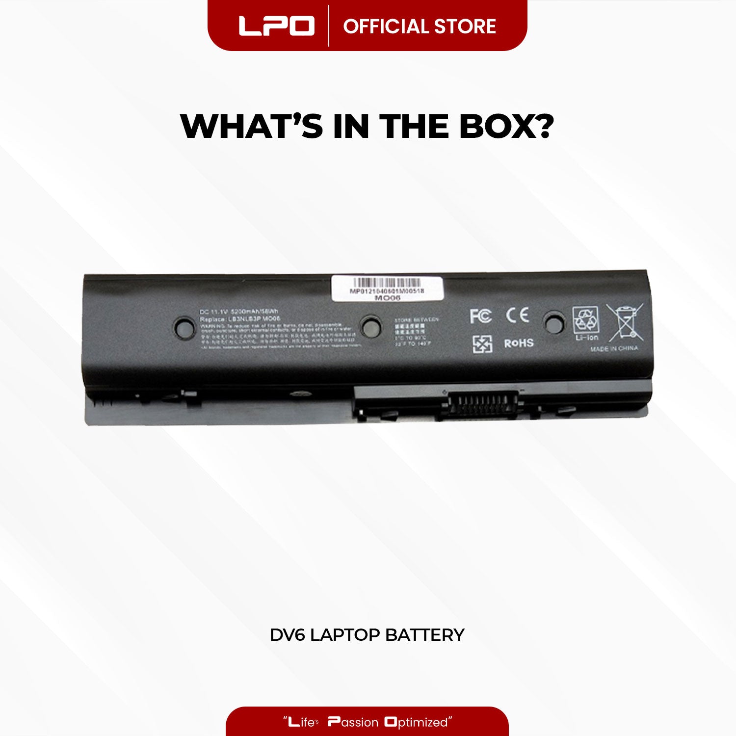 Laptop Battery DV6 MO06 Compatible with HP MO09 DV6-7000 DV7-7000 M6-1000 Series
