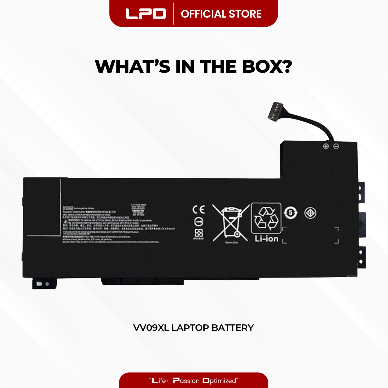 Laptop Battery VV09XL Compatible with HP ZBook 15 G3, HP ZBook 15 G4