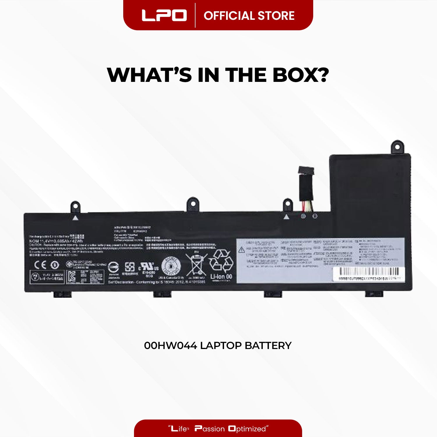 Laptop Battery 00HW044 Compatible with Lenovo ThinkPad Yoga 11E 3rd Gen 11E 20G8-S03400 20GA Series